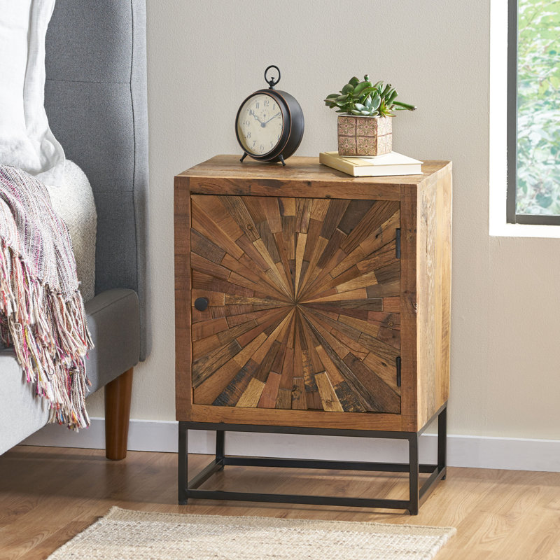 Union Rustic Naima Boho Nightstand & Reviews Wayfair